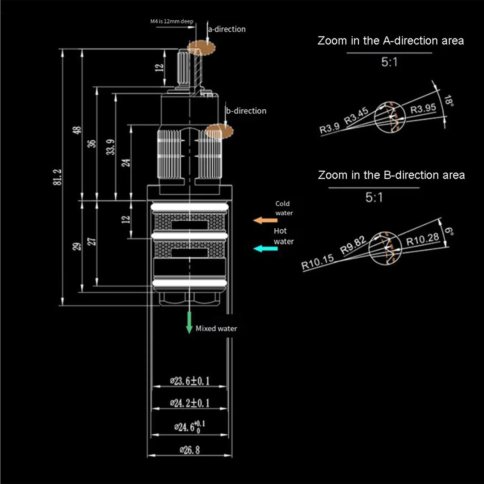 Brass Thermostatic Cartridge Temperature Control Valve Shower Bar Mixing Bathroom Accessories For Home Renovation High Quality Oasis Select A China Mainland