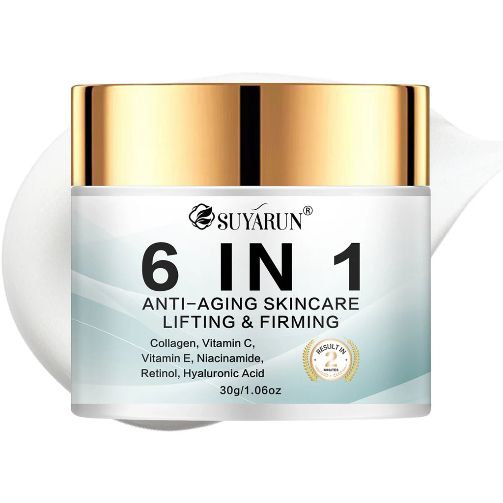 SUYARUN 6-in-1 Anti-Aging Collagen Face Cream | All Skin Types Anti-Aging Face Cream Oasis Select 30g