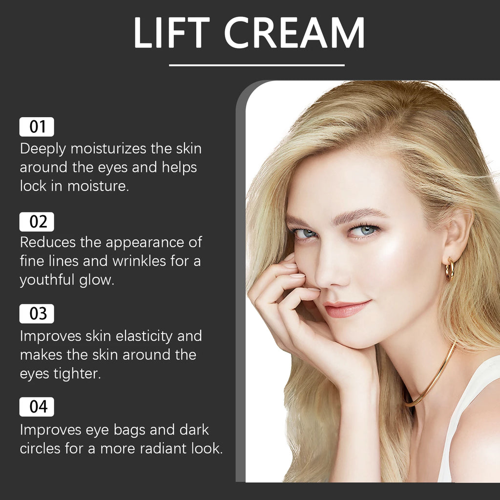 Lift Eye Cream Anti Wrinkles Reduce Fine Lines Fade Dark Circles Remove Puffiness Delay Aging Tightening Revitalizing Eye Cream Oasis Select