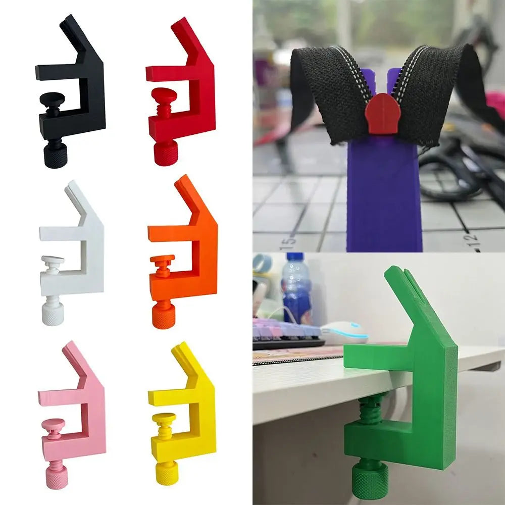 Plastic Zipper Pull Jig Handmade Reusable Zipper Making Tool Solid Color Easy to Assemble Auxiliary Sewing Zipper Jig Oasis Select