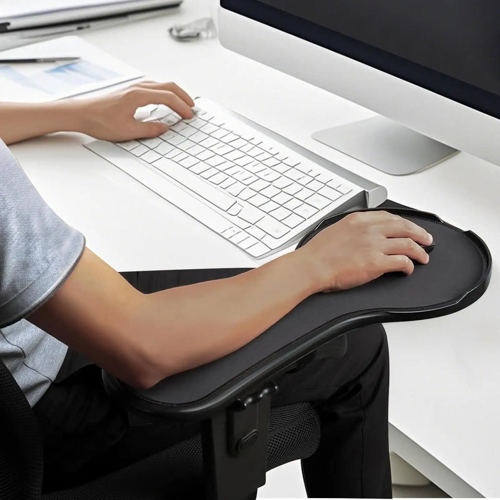 Armrest Desk Extender Computer Arm Support Pad Ergonomic Design Chair Attachment Extension Elbow Mat for Offices Home Apartment Oasis Select