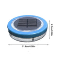 Solar Swimming Pool Lights Ip68 LED Pool Lights That Float & Glow Waterproof Long Lasting Outdoor Light up Pool Light for Garden Oasis Select Blue light
