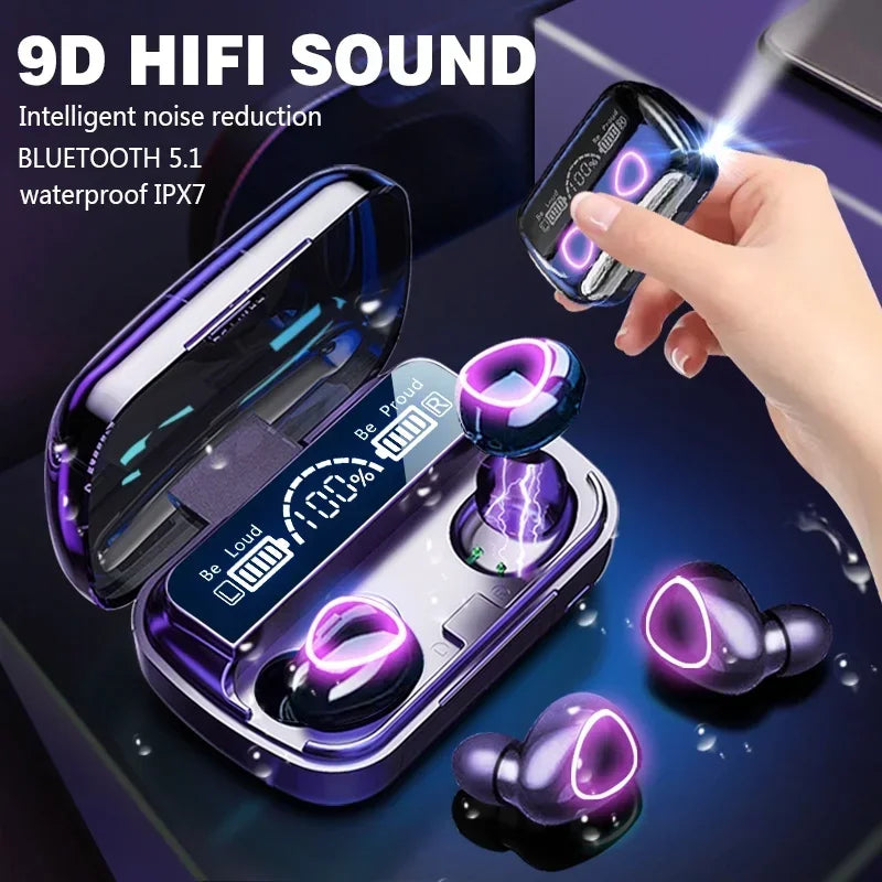 NEW M10 TWS Wireless Headphones Earphones Charging Box Bluetooth-compatible Stereo Waterproof Headsets With Microphone Oasis Select