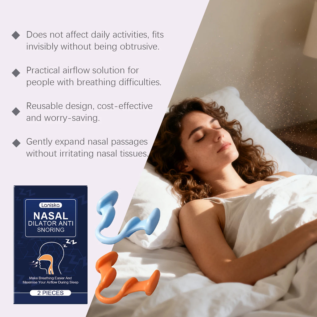 Laniska Nasal Dilator | Soft Breathing Aid for Better Sleep Nasal Dilator Oasis Select