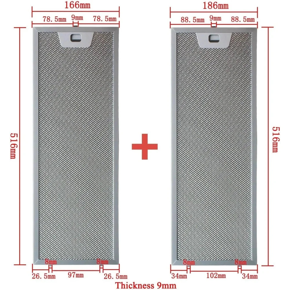 120 Pcs Range Hood Filter Oil Mesh Filter For European Style Kitchen Cooking Appliance Replacement Part Oasis Select