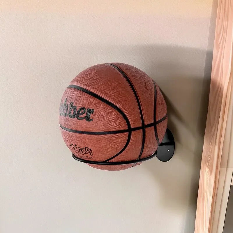 Wall Mounted Iron Ball Storage Rack – Basketball & Football Ball Storage Rack Oasis Select