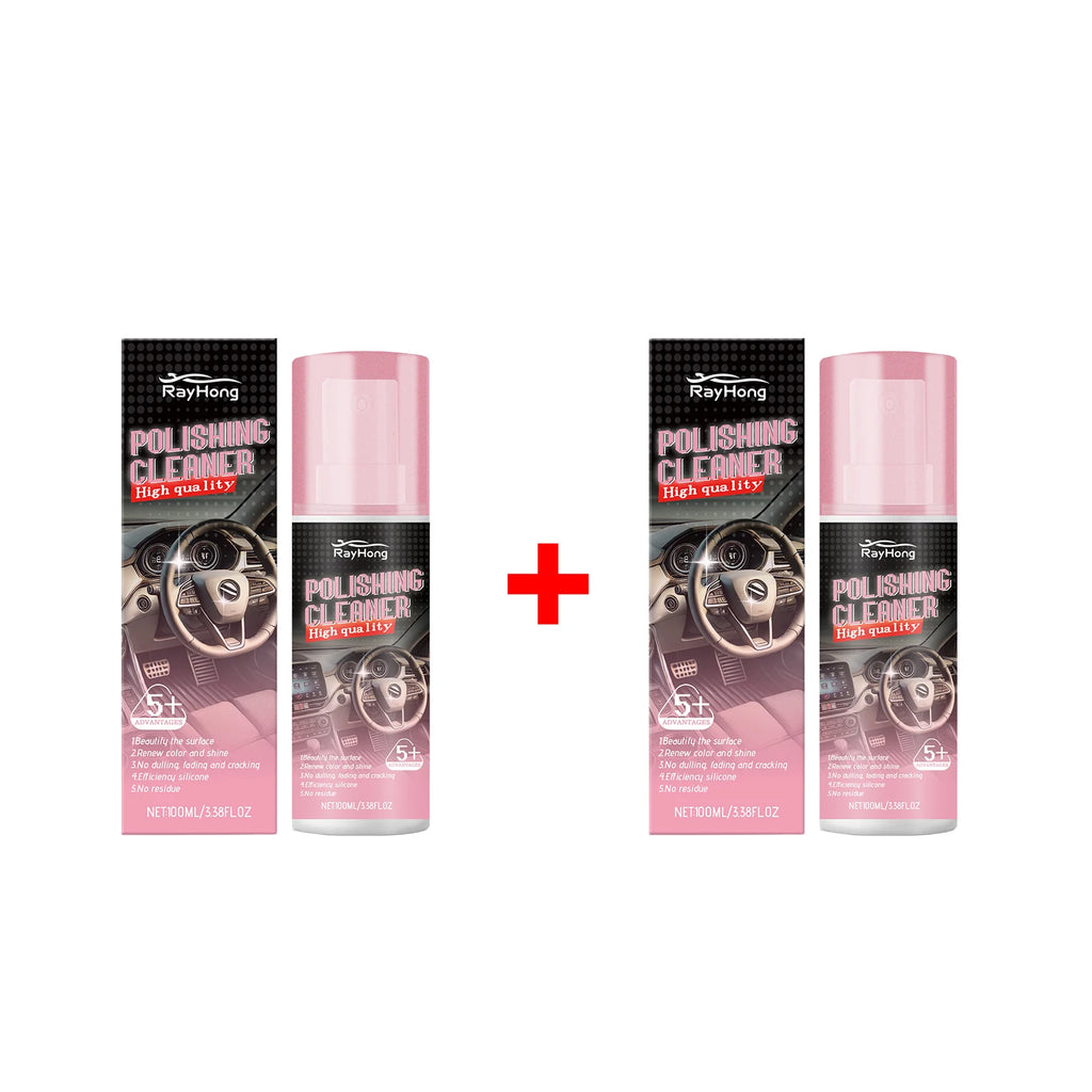 Automotive Interior Polishing Agent for Automotive Leather Interior Anti-Cracking Revives Faded Protects Leather Restoring Shine Oasis Select 2pcs