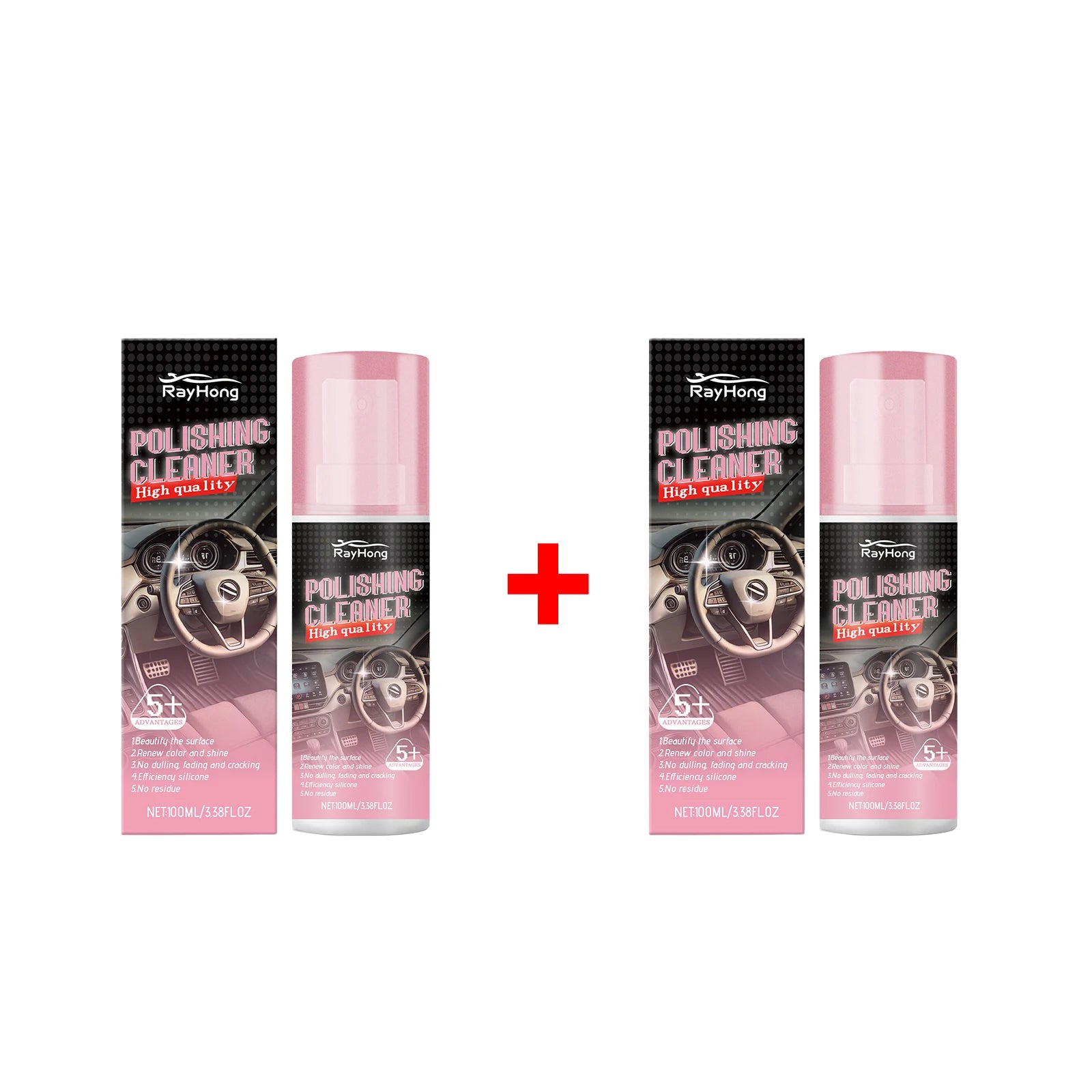 Automotive Interior Polishing Agent for Automotive Leather Interior Anti-Cracking Revives Faded Protects Leather Restoring Shine Oasis Select 2pcs