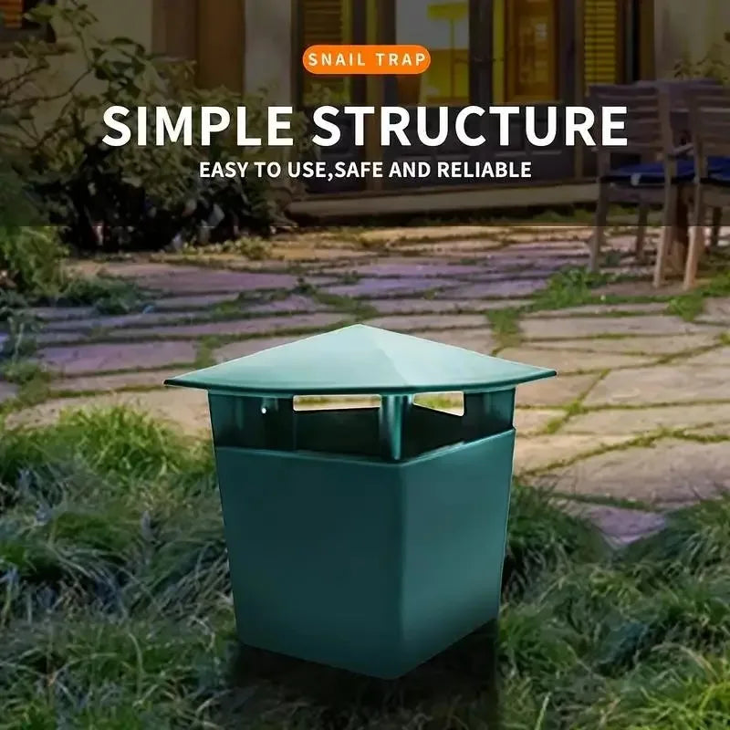 [High-Quality Snail Trap] Durable High-Quality Snail & Slug Trap - Safe Plastic Cage for Vegetables and Flowers Oasis Select