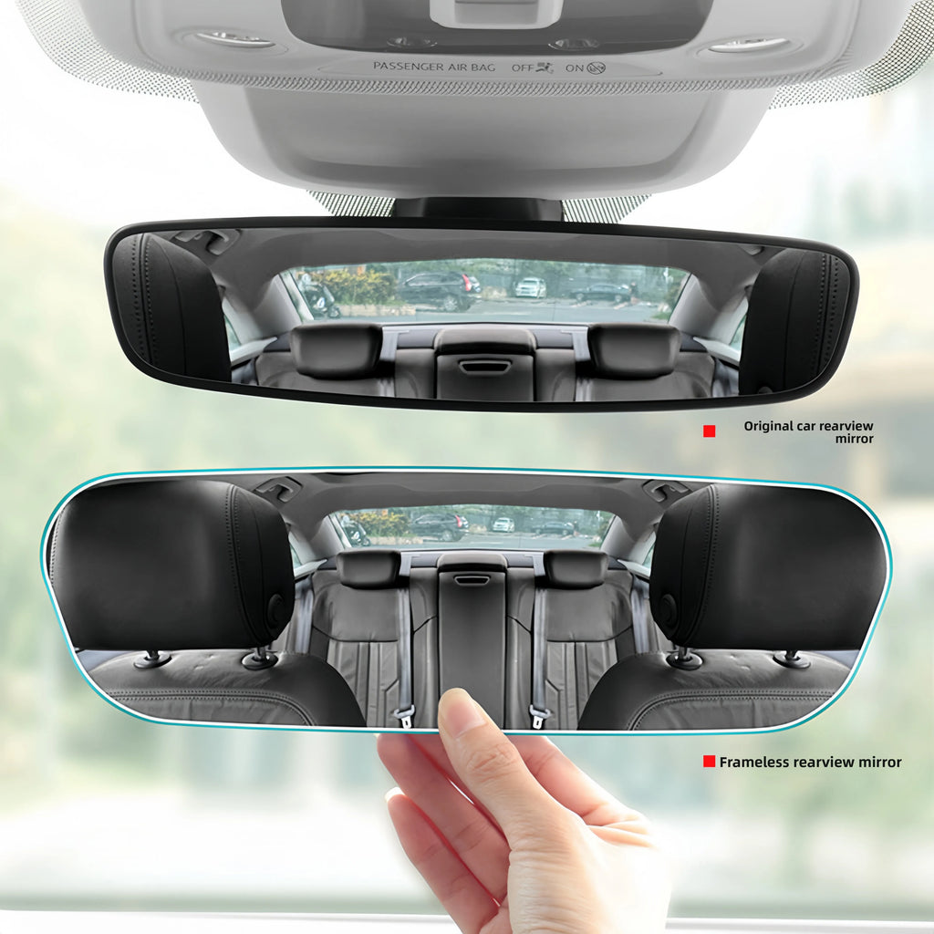 Wide Angle Anti-Glare Car Interior Mirror | Baby Seat View