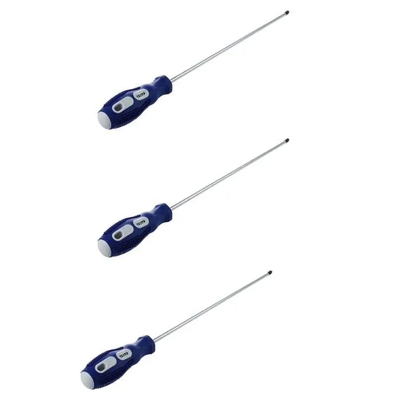 LIKE WISH 3X 12 Inch Length Shank 6Mm Magnetic Tip Cross Head Phillips Screwdriver Oasis Select