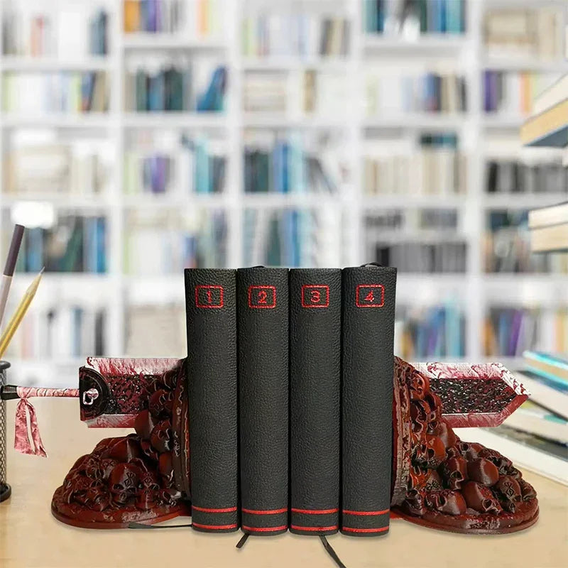 Berserk Bookends Bookends Ornament Dragon Slaying Knife Bookstop Resin Non-Slip Suitable For Reading Desk Home Decoration Gifts Oasis Select