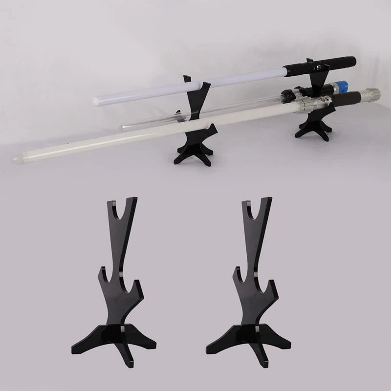 Lightsaber Stand Acrylic Desktop Lightsaber Display Stand Upright 3 Holes Lightsaber Stand Sword Stand Oasis Select