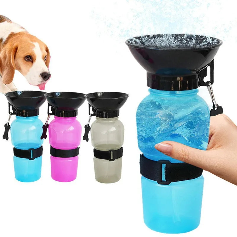 500ml Outdoor Squeeze Portable Pet Dog Water Bottle Large and Small Dog Travel Drinking Cup Supplies Suitable for Dogs and Cats Oasis Select