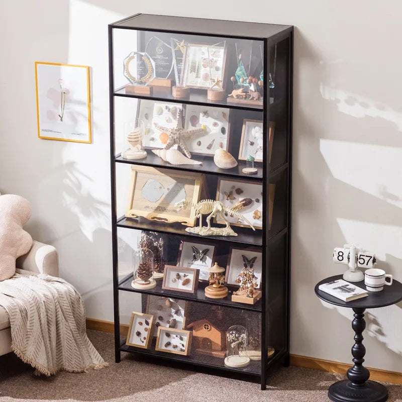 Figure Cabinet Transparent Lego Display Cabinet Household Blind Box Ornament Specimen Storage Secondary Yuan Pain Cabinet Oasis Select