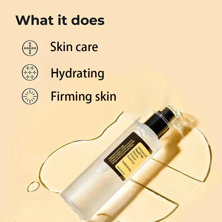 Snail Mucin 96% Facial Essence – Hydrating & Firming Serum Face Serum Essence Oasis Select