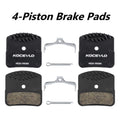 2022 New MTB Replacement Part Disc Brake Pads Incoming Bicycle Black Cooling Four Piston Resin ForShimano H03A Oasis Select 2 pair