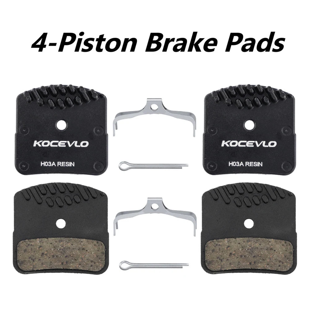 2022 New MTB Replacement Part Disc Brake Pads Incoming Bicycle Black Cooling Four Piston Resin ForShimano H03A Oasis Select 2 pair