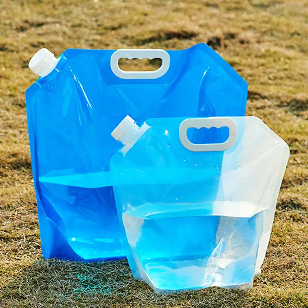 5/10L Portable Camping Water Bag Foldable Drinking Water Bucket Large Capacity Water Container For Outdoor Travel Lightweight Oasis Select
