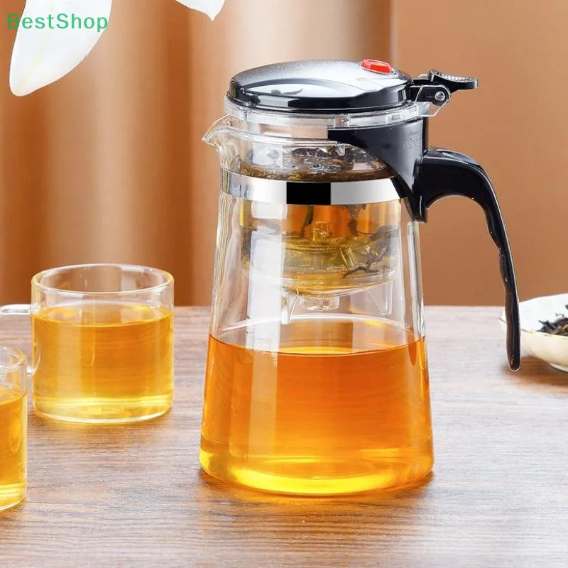 Borosilicate Glass Teapot with Filter & Lid – 500/700ml