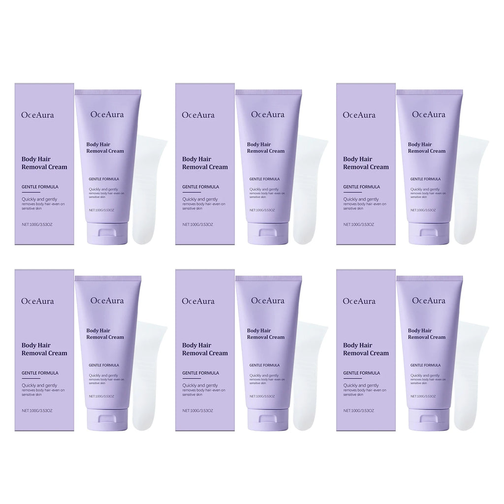 OceAura Painless Hair Removal Cream – Body, Legs & Underarm Hair Removal Cream Oasis Select 600g boxed