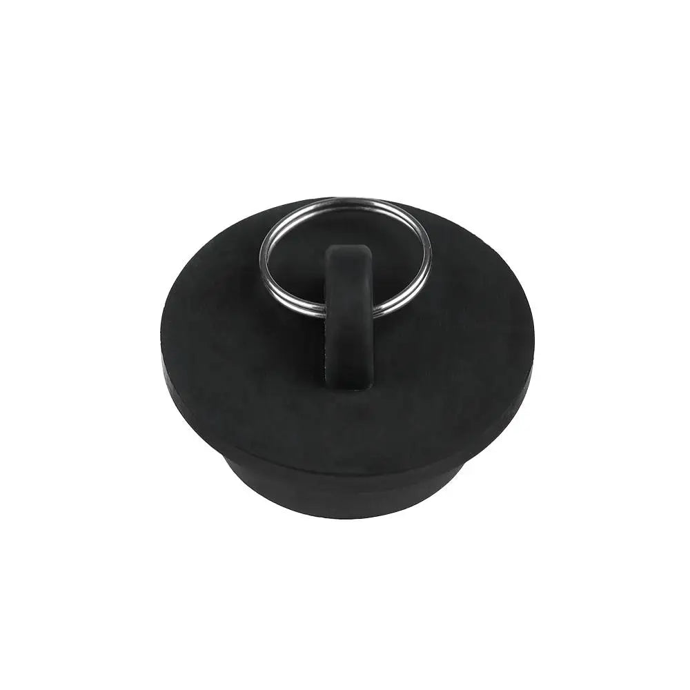 3PCS Bath Tub Sink Water Floor Drain Plug Replacement Fittings Durable Rubber Drain Stopper Oasis Select black-26.7-28.7mm
