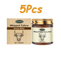 Tallow Honey Balm Nourishing Firming Repairing Dry Skin Moisturizing Non-Greasy Body Cream Lightweight Smooth & Silky Skin Care Oasis Select 5 x 114g Boxed