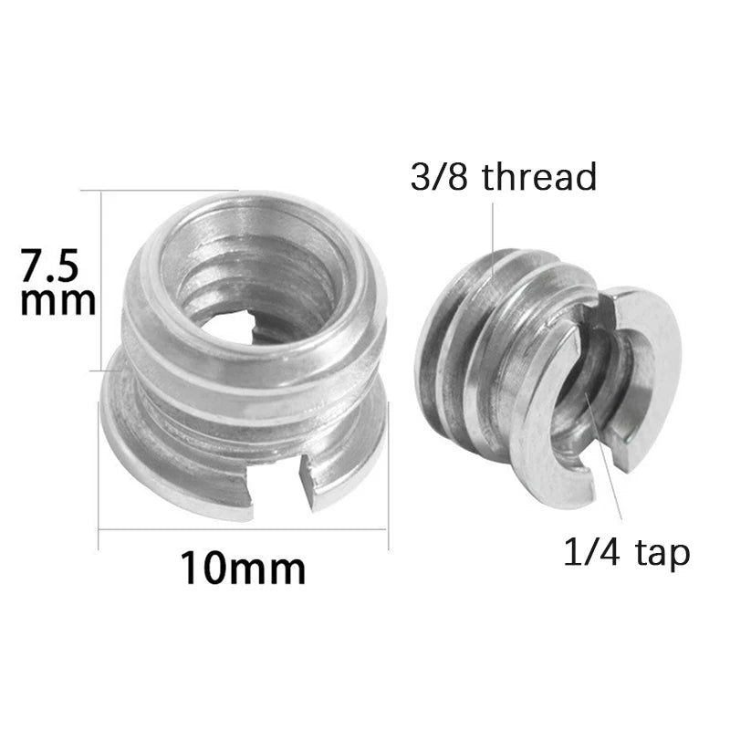 Camera Screw Adapter 5/8 to 3/8 to 1/4" | Tripod & Monopod Mount