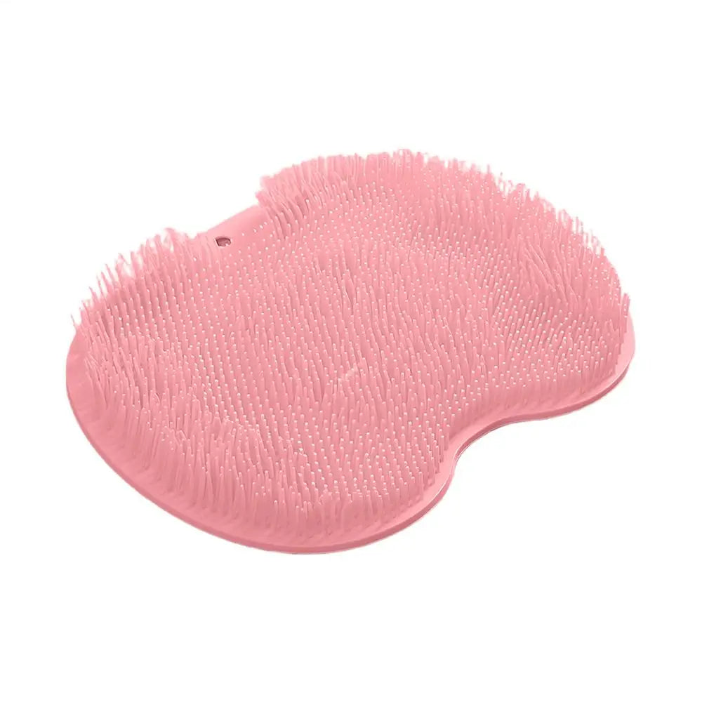 Foot Scrubber Shower Mat Bathroom Back Washer Pad Quick-Dry Shower Foot Scrubber Mat for Bathroom Bathtub Hotel Poolside Oasis Select Pink
