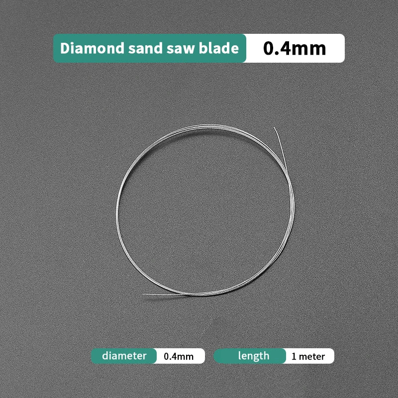 1M Cutting Wire Saw Blades Jade Metal Ceramic Cutting Supplies Hand Saw Blade Diameter 0.1mm-0.5mm Professional Hand Tools Oasis Select A6