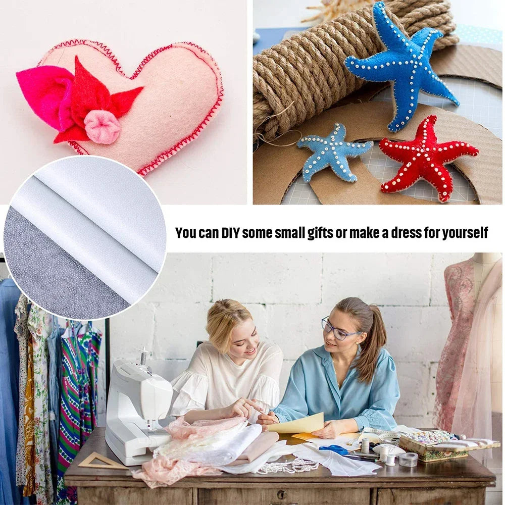 Iron-On Fusible Interfacing - Non-Woven Sewing Stabilizer for Stitches, Zippers & Fabric Backing (Fuses Beautifully) Oasis Select