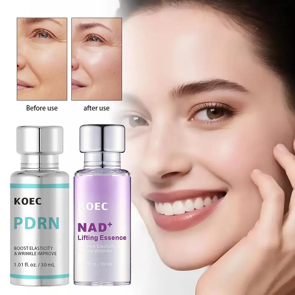PDRN Korean Nad Plus Facial Essence Brightening Moisturizing Youth Serum Elastic Firming Lifting Skin Care 30ml Oasis Select