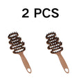 2 PCS Anti-Static Hair Comb Pig Bristle Detangler Professional Salon Comb for Black Hair And Wigs Shampoo Brush Detangling Comb Oasis Select A 2 PCS
