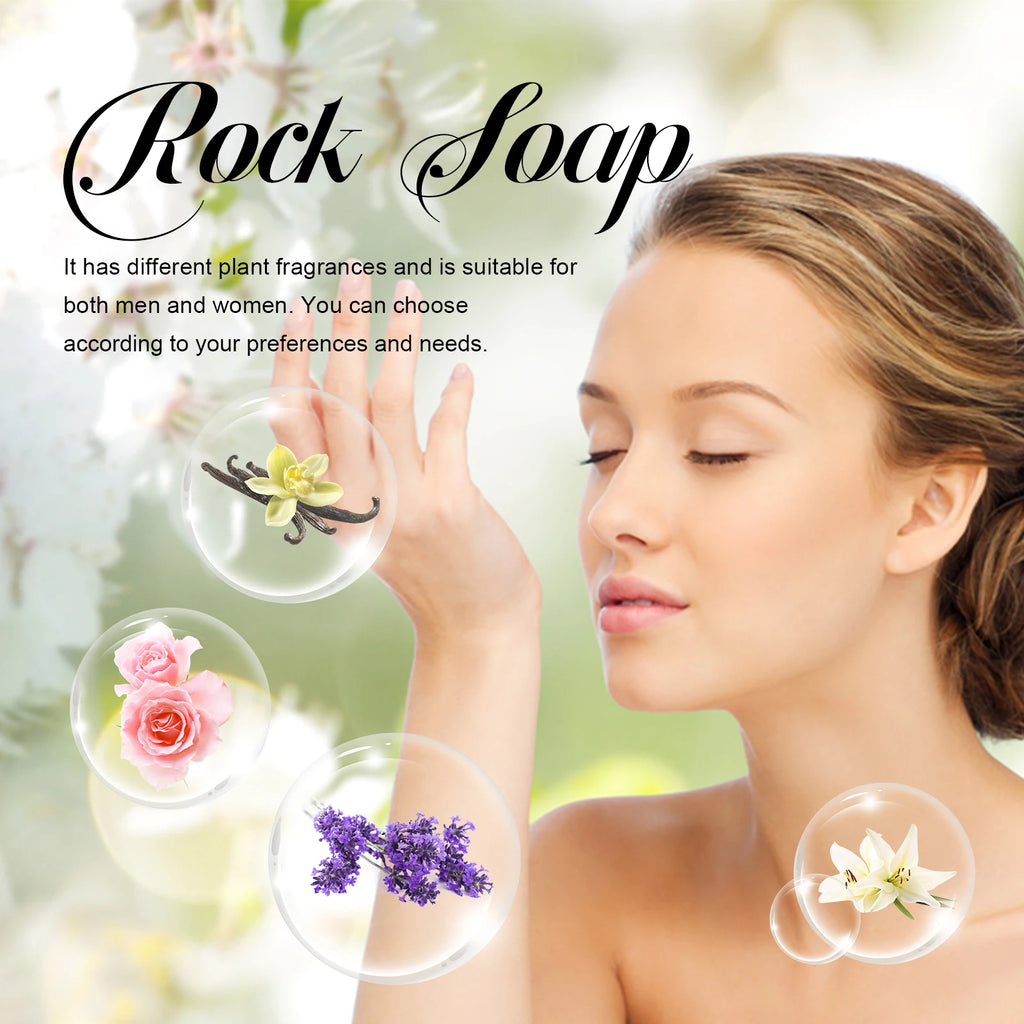 Rock Crystal Bath Soap 100g – Moisturizing Body Bar All Skin Types