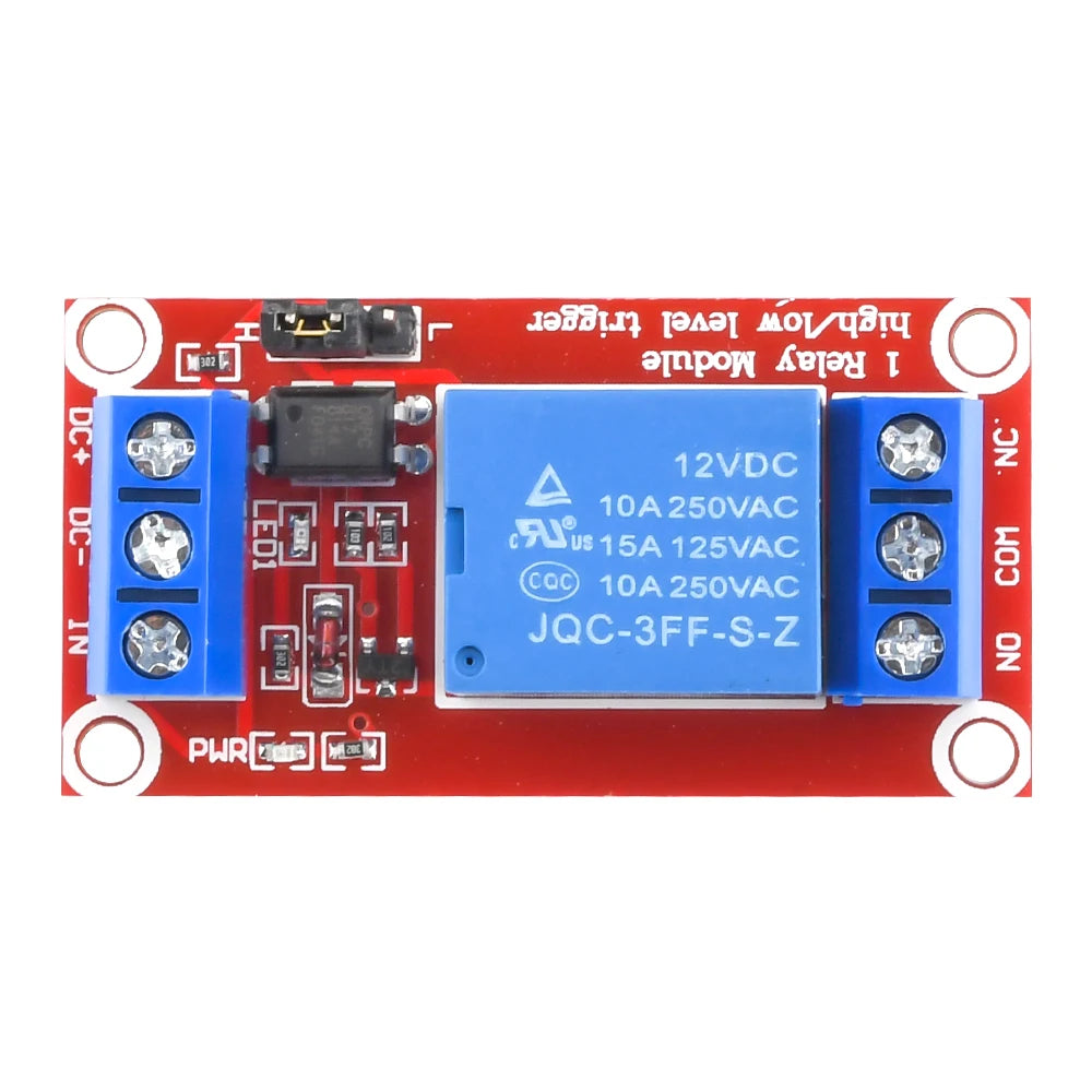1-10Pcs 1 Channel 12V Relay Module Board Shield With Optocoupler Relay Module Support High and Low Level Trigger Oasis Select