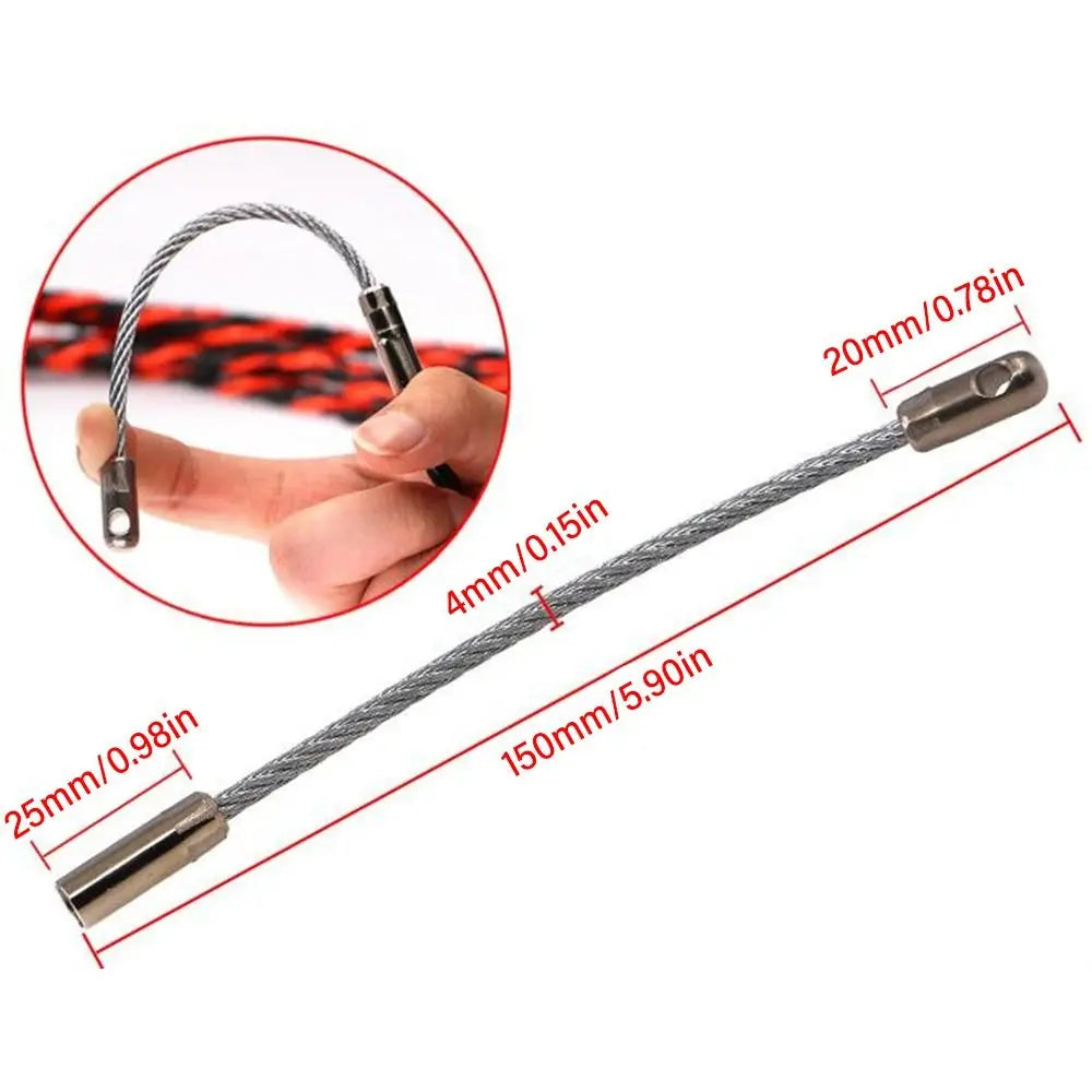For Repair Fast Cable Puller Auxiliary Electrician Automatic Thread Guide Connector Head Wire Cable Elastic Threader Oasis Select