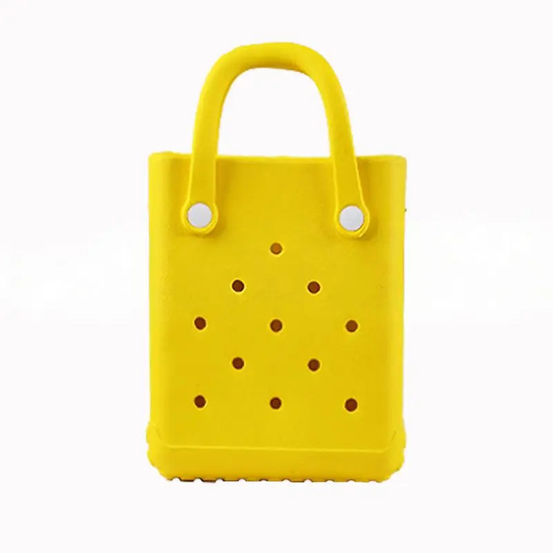 Women Mini Tote Bag EVA Flexible Bag Practical for Vacation Office and Travel Shopping Oasis Select Yellow