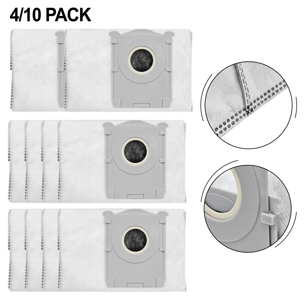4/10 Pcs Dust Bag For Ecovacs For Deebot T90 Pro For Omni Water Tank Version 3.5L Auto Empty Station Vacuum Cleaner Accessories Oasis Select