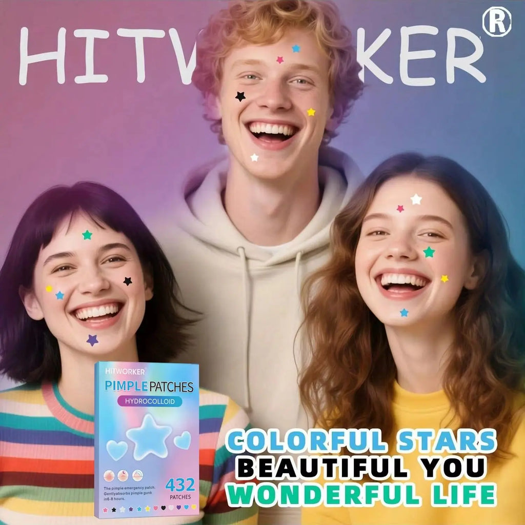 432 pieces/box of hydrocolloid acne patches, alcohol free, odorless, mild and non irritating acne and blemishes coverage sticker Oasis Select