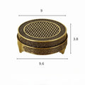 Fireproof Cotton Incense Stand Zinc Alloy Zen-like Indoor Incense Burner Sandalwood Incense Burner for Home Use Oasis Select Incense burner