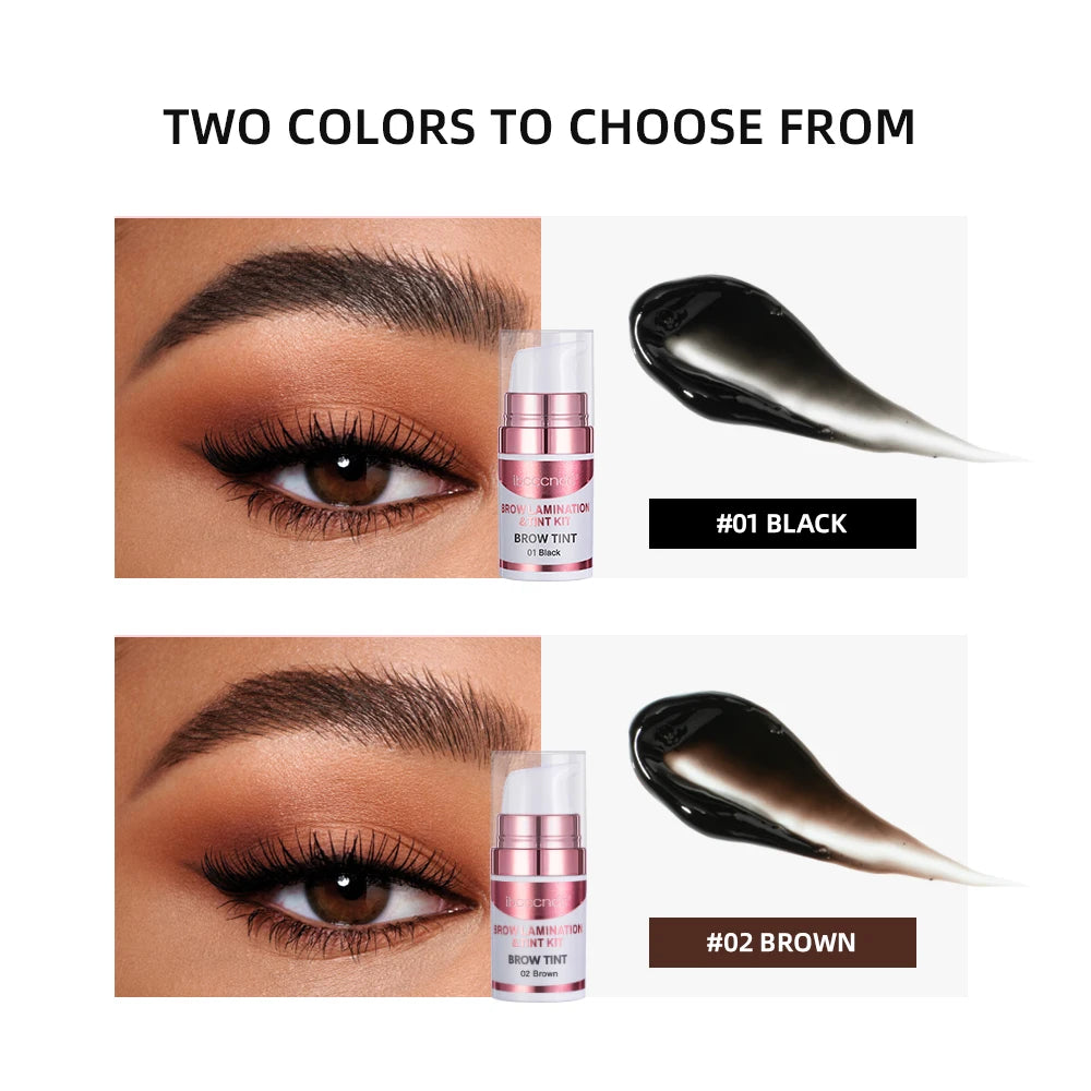 Permanent Brow or Lash Lift and Tint Kit Brow Lamination Eyelash Lifting Perming Lashes Black Brown Dye Eyes Makeup Oasis Select