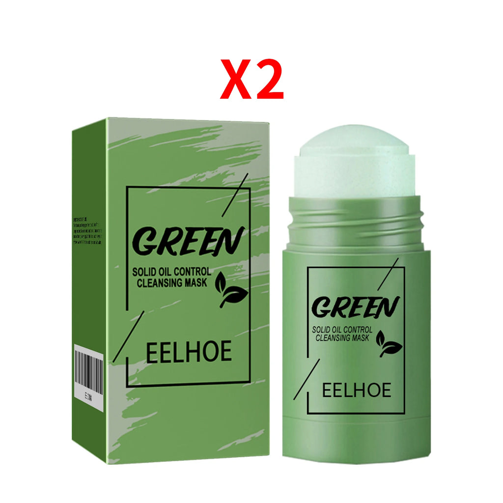 Eelhoe Mud Mask Stick – Anti-Acne, Pore Minimizer & Blackhead Cleansing Mud Mask Oasis Select 2pcs green tea