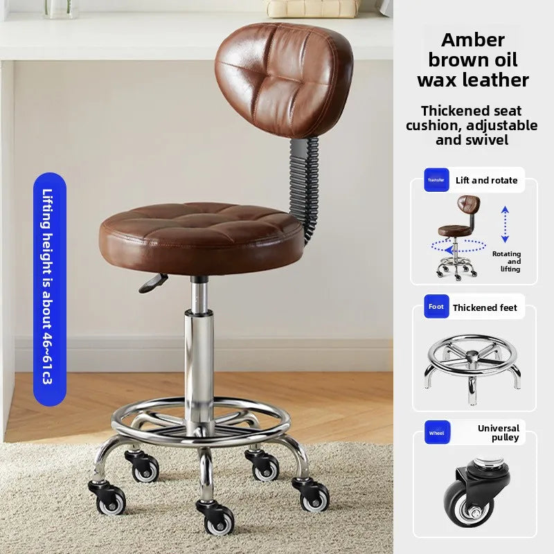 Makeup Stool Writing Study Chair Laboratory Pulley Office Chair Computer Chair Lifting Desk Chair Oasis Select 15