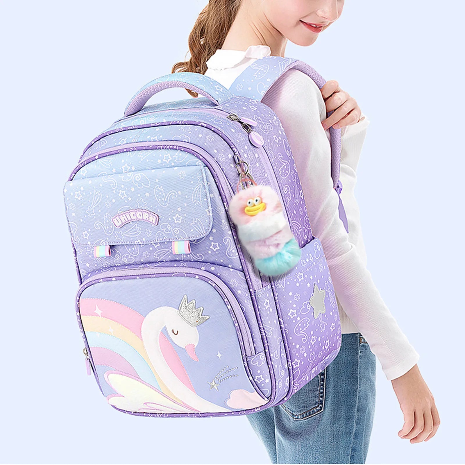 Back To School Gift Keychain Primary School Student Gift Back To School Charm Back To School Keychain Insect Plush Gift Oasis Select