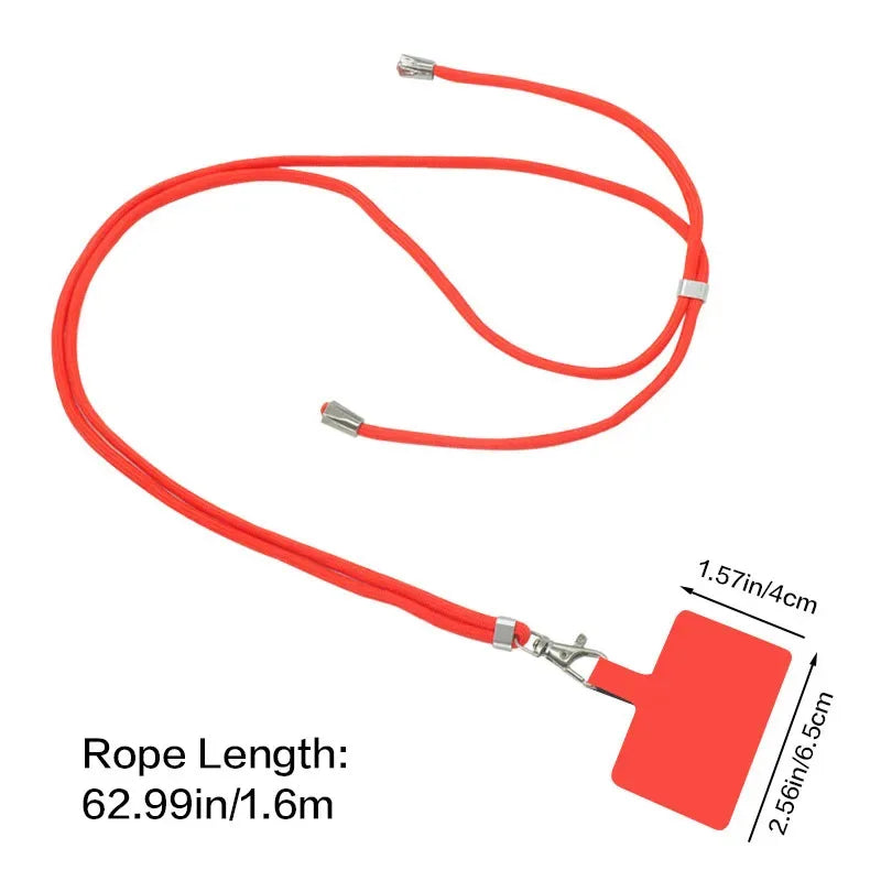 4/2/1Pcs Universal Phone Lanyard With Adjustable Length, Anti-Loss Safety Phone Case With Clip Fastener Oasis Select