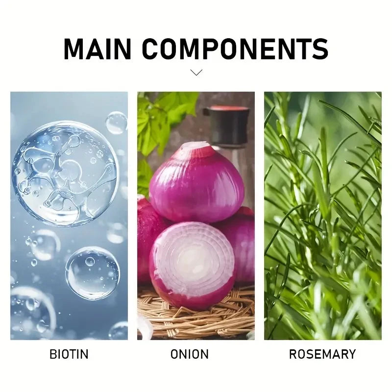 Biotin Hair Oil with Rosemary & Onion – Smooth Silky Hair