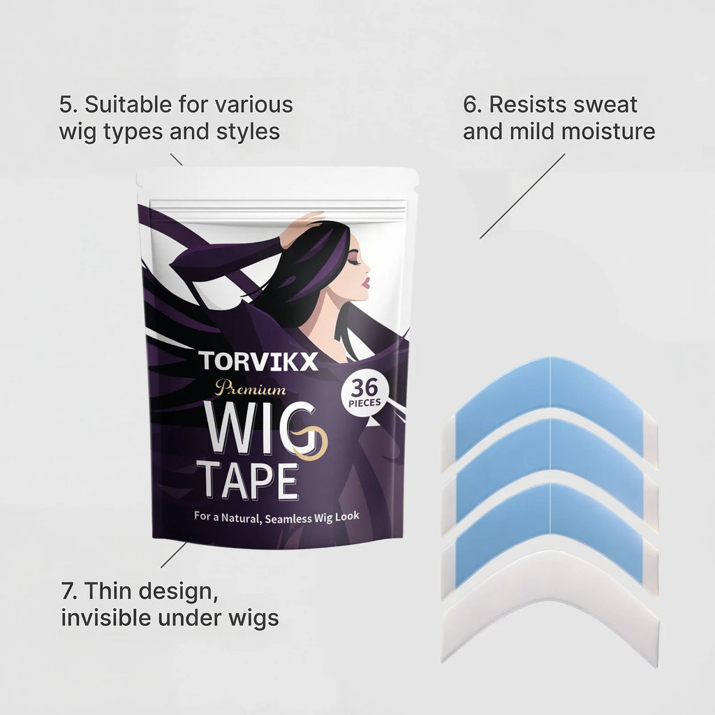 Wig tape, invisible Strong Hold wig band styling auxiliary tape, easy to wear, daily styling care tool Oasis Select