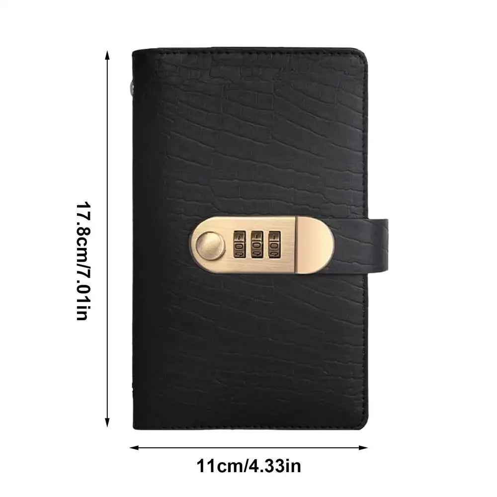 Money Book for Cash Saving Savings Challenges Book with Combination Lock Budget Planner 100 Pages Wallet Organizer for Travel Oasis Select Black