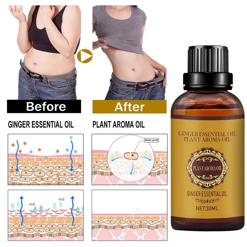 30ml Ginger Essential Massage Oil | Aromatherapy & Body Care Aromatherapy Massage Oil Oasis Select