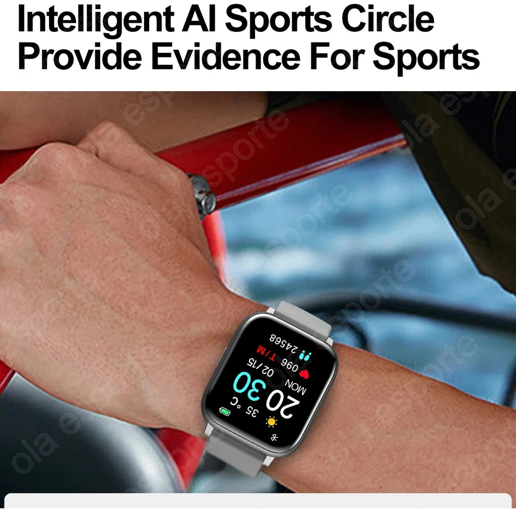 1.77" Smartwatch – Bluetooth Calls, Heart Rate & SpO2 Monitor